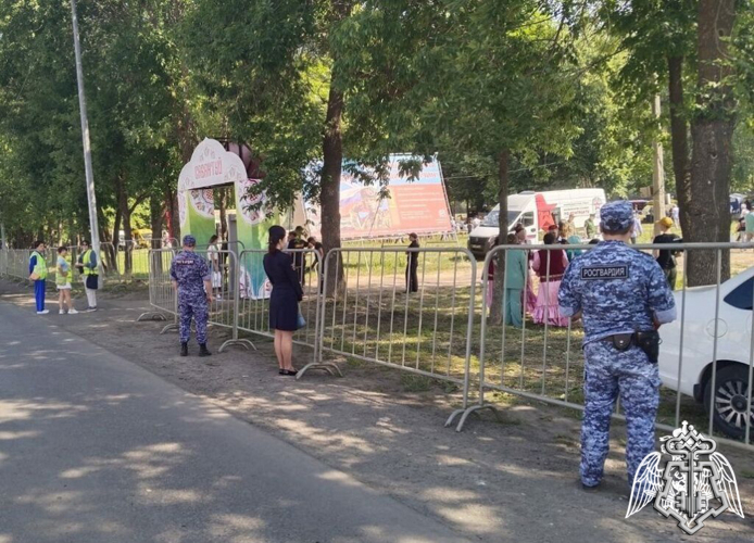Обеспечение общественного порядка и безопасности в период празднования «Сабантуя».