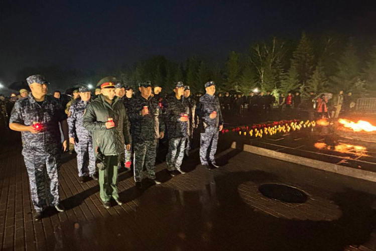 В Башкортостане росгвардейцы приняли участие во Всероссийской акции «Свеча памяти»