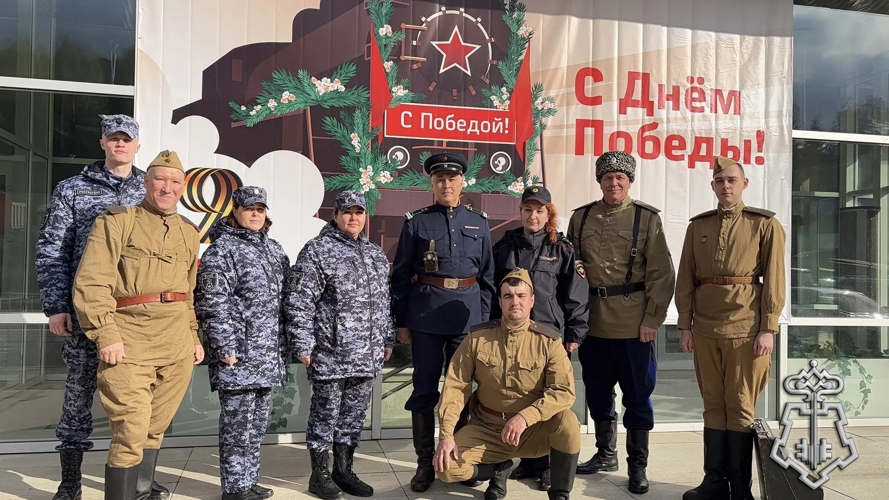 Сотрудники Росгвардии обеспечили правопорядок в Уфе во время работы «Поезда Победы»