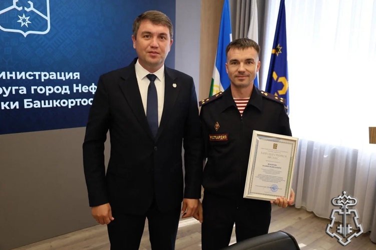 В Нефтекамске представили нового начальника подразделения вневедомственной охраны