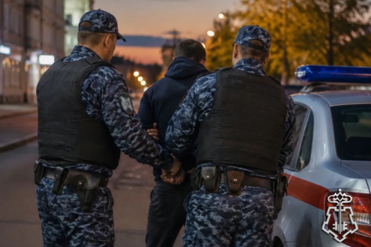 Сотрудники вневедомственной охраны Росгвардии задержали нарушителя после сообщения об угрозе с оружием