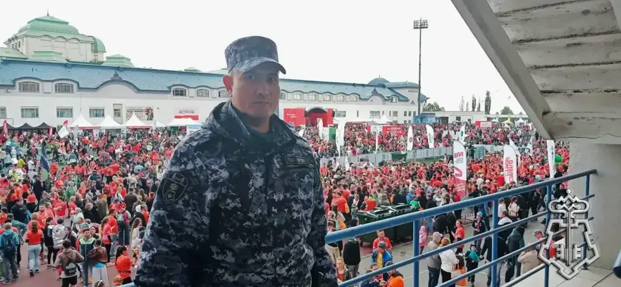 В Уфе сотрудники вневедомственной охраны Росгвардии обеспечили безопасность участников городского марафона