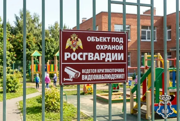 В Уфе сотрудники вневедомственной охраны задержали нарушителя, проникшего на территорию детского сада