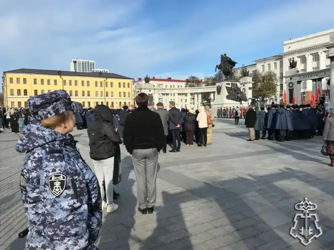 Росгвардейцы обеспечили охрану общественного порядка на торжественной церемонии в Уфе